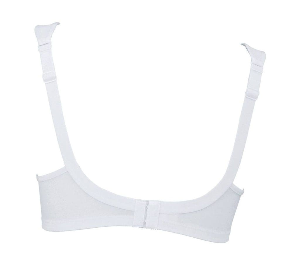 Back of Anita Clara soft cup bra in white