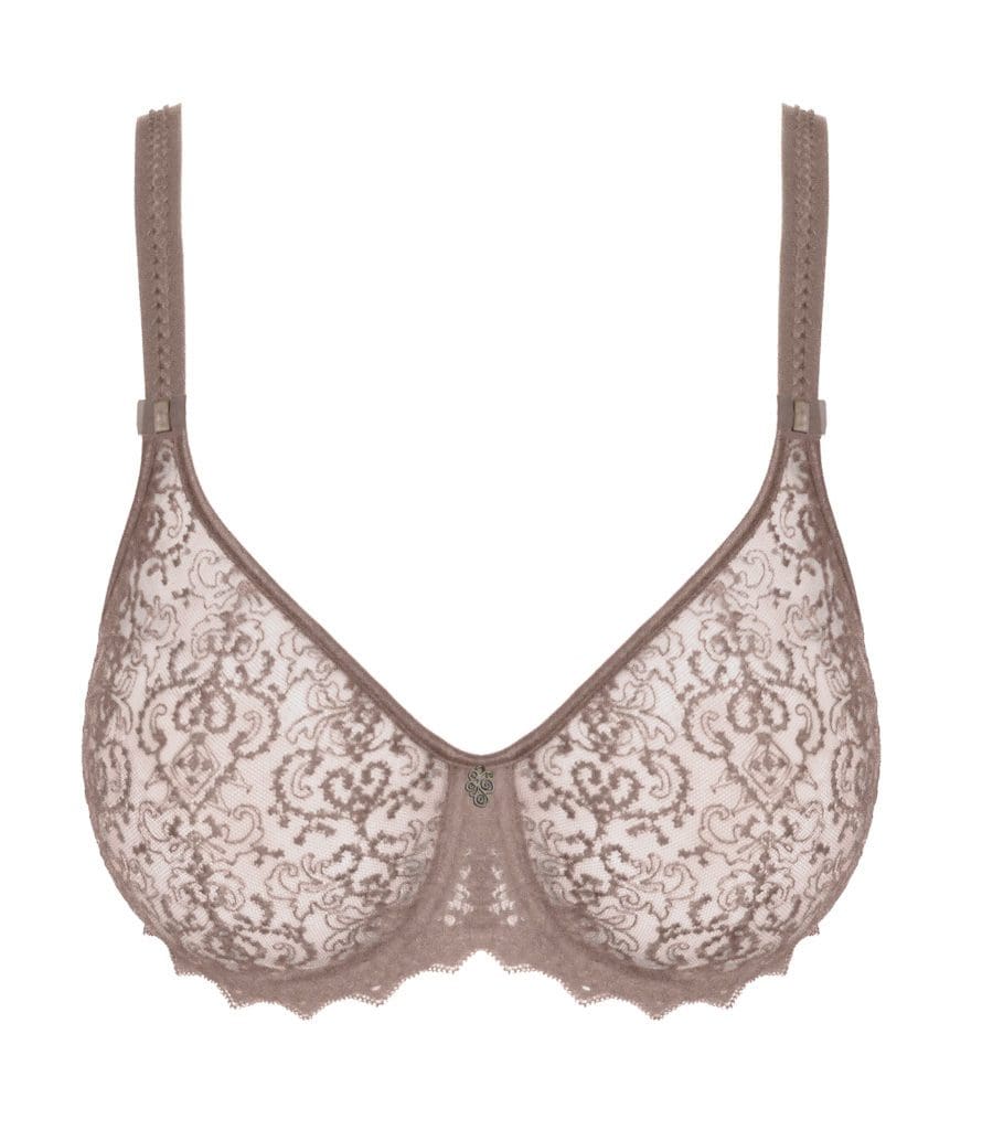 Front image of Empreinte Cassiopee Seamless Full Cup bra in Rose Sauvage