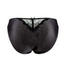 Back View of Lise Charmel Dressing Floral Seduction Brief in Black