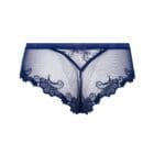 Back View of Lise Charmel Dressing Floral Shorty Brief in Dressing Blue