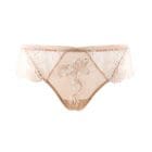 Lise Charmel Dressing Floral Shorty Brief in Nacre Skin Colour