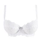 Lise Charmel Dressing Floral Half Cup Underwired Bra in White