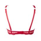 Back image of Lise Charmel Soir De Venise Glam Push Up Bra In Red