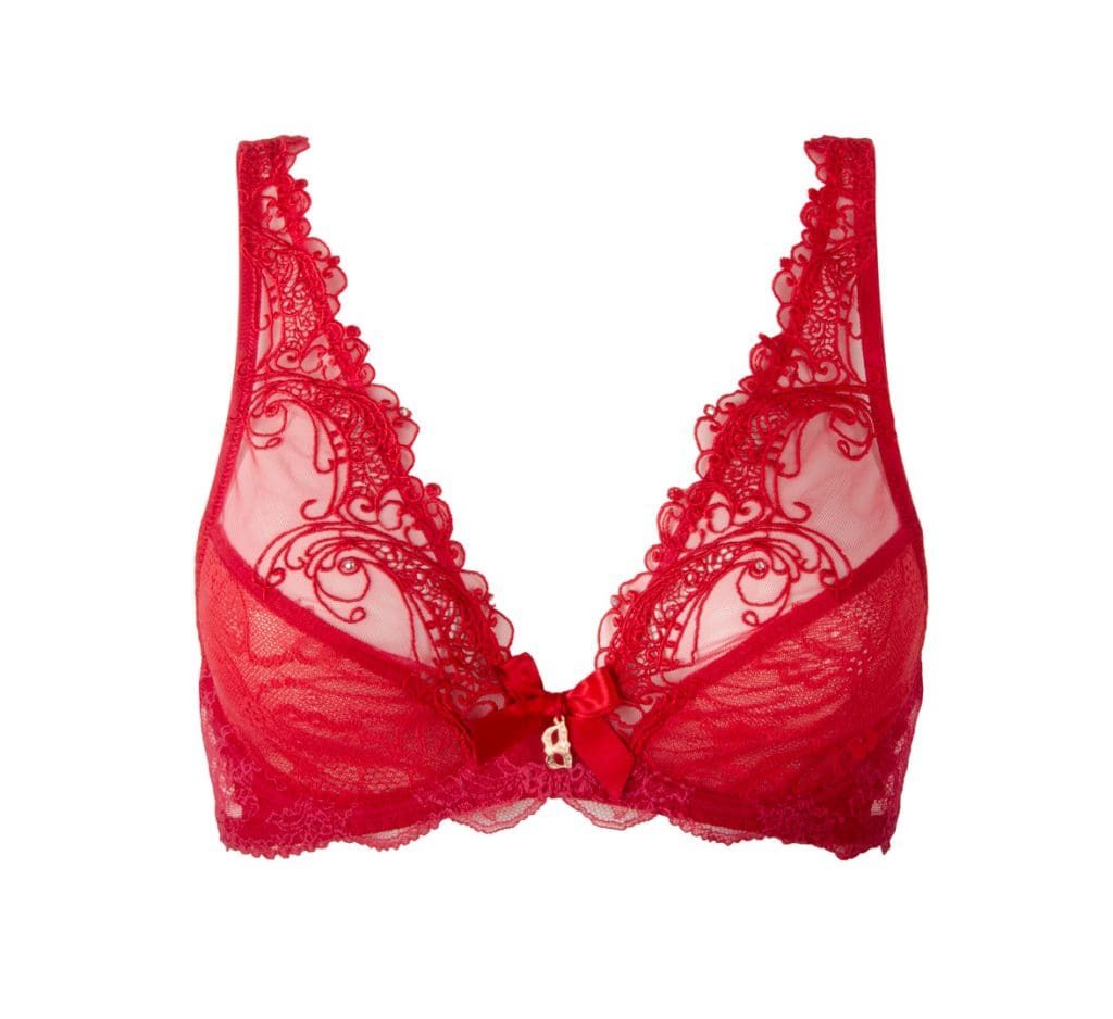 Lise Charmel Soir De Venise Glam Push Up Bra In Red