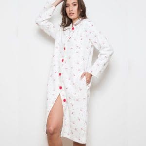 Cottonreal floral robe
