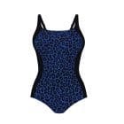 The Anita Albina Blue Leopard Print Mastectomy Swimsuit