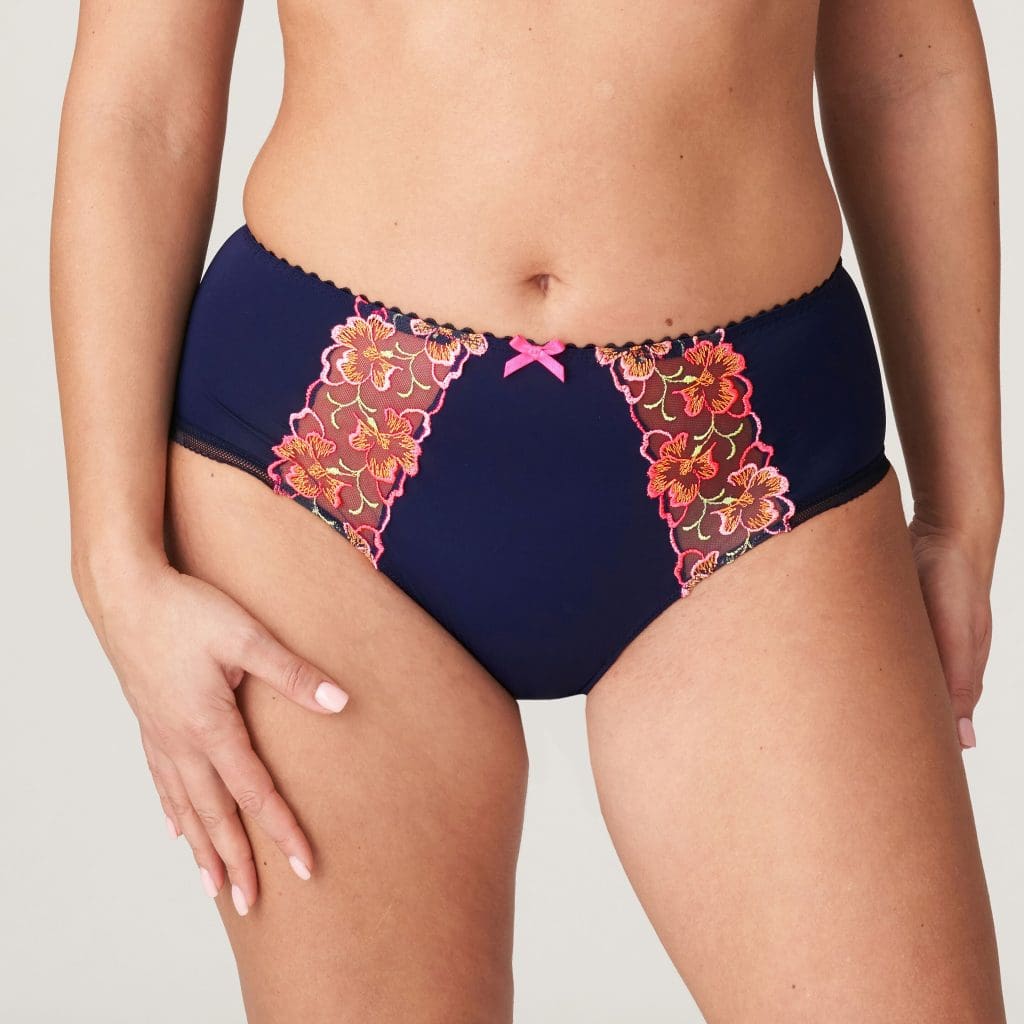 Prima Donna brief in velvet blue