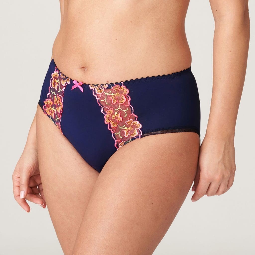 Prima Donna brief in velvet blue